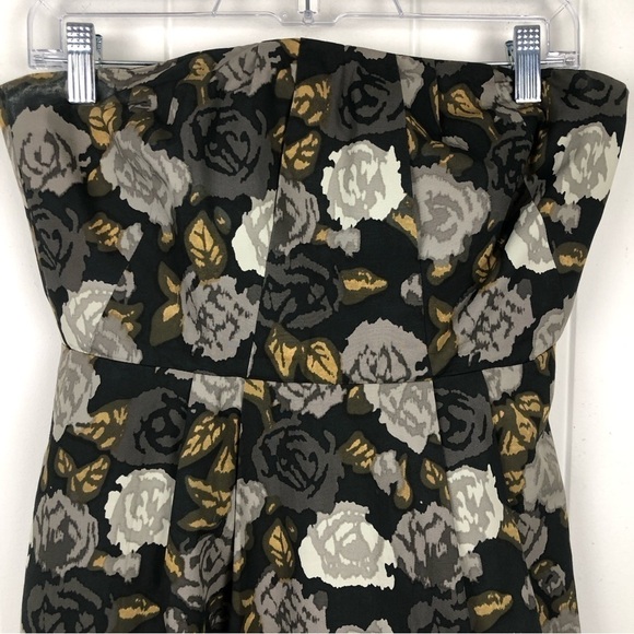 J. Crew Marielle Solstice Strapless Cocktail Dress Size 4 - Picture 2 of 12